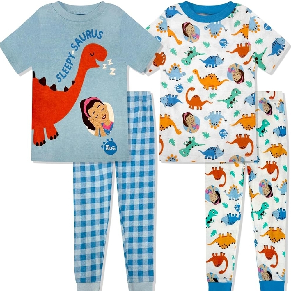 Ms. Rachel Kids Pajama Set - 2 Piece Cozy Boys Pjs, Size 18M, 2T,3T,5T NWT